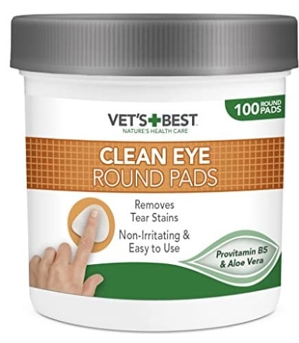 Vets Best Clean Eye Round Pads