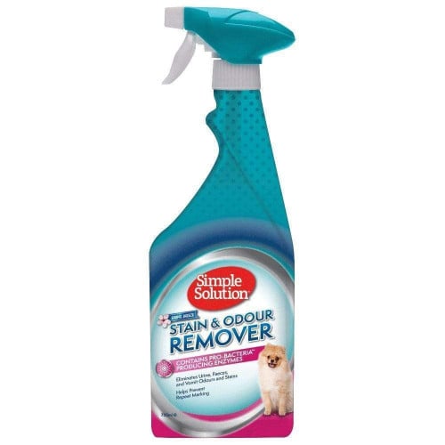 SIMPLE SOLUTION DOG STAIN and ODOUR REMOVER 750ML  SPRING BREEZE