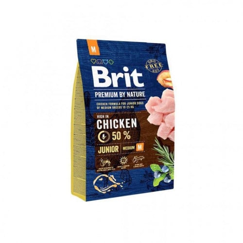 Brit Premium By Nature Junior puppy food for Medium breeds