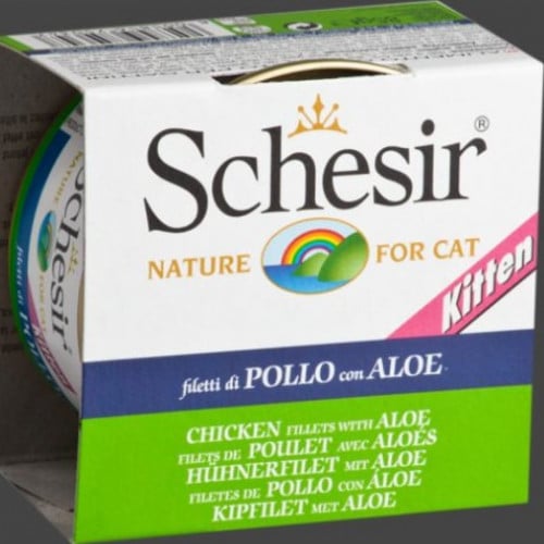 Schesir Kitten Chicken fillets with Aloe 85g