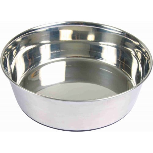 Trixie Stainless Steel Bowl rubber base 1L 17cm