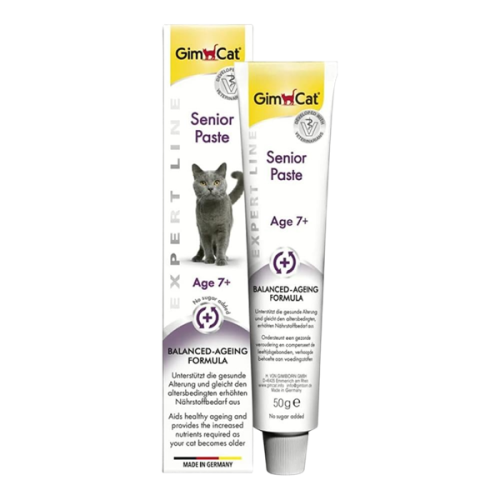 GimCat Senior Paste for Cats Aged  years for Healthy Ageing 50g