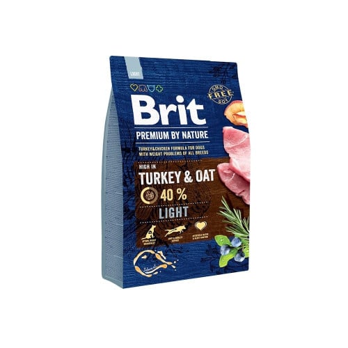 Brit Premium by Nature Light Turkey  Oat Weight Control 3kg