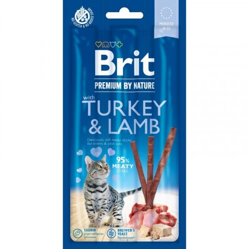 Brit Treat Cat Sticks With Turkey Lamb 3 Sticks