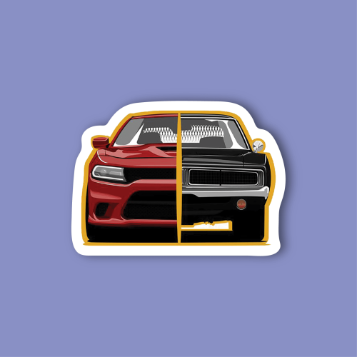 ستيكر جوال (سيارة Dodge Challenger)