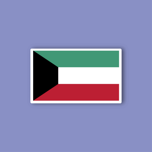 استيكر جوال علم الكويت