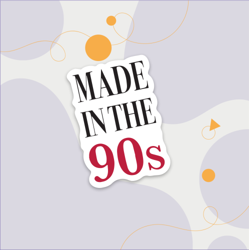 ستيكر Made in the 90s