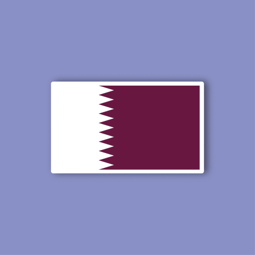 استكر جوال علم قطر