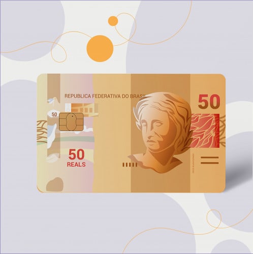 استكر 50 ريال برازيلي