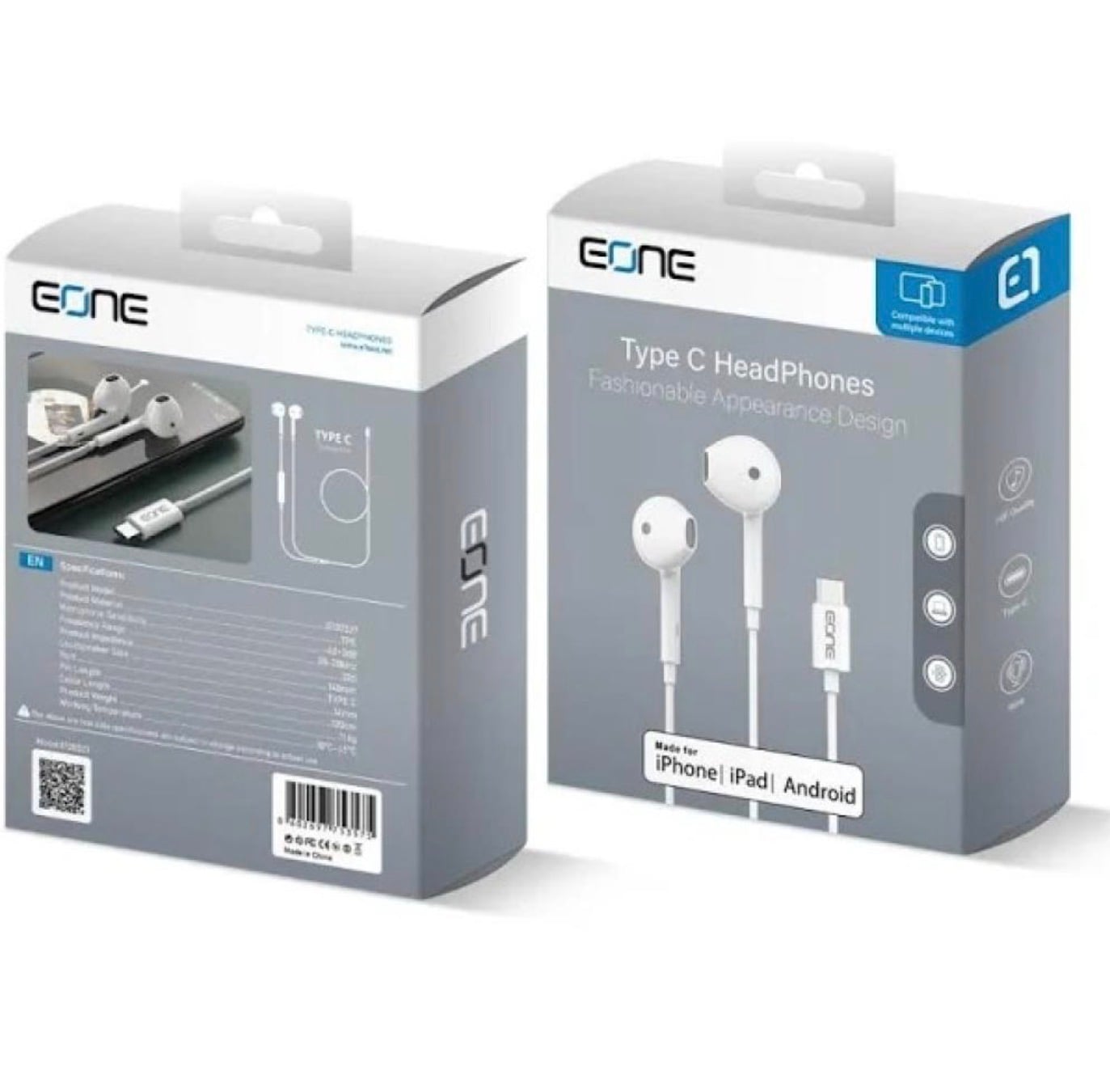 سماعة سلكية تايب سي معتمدة اي ون EONE