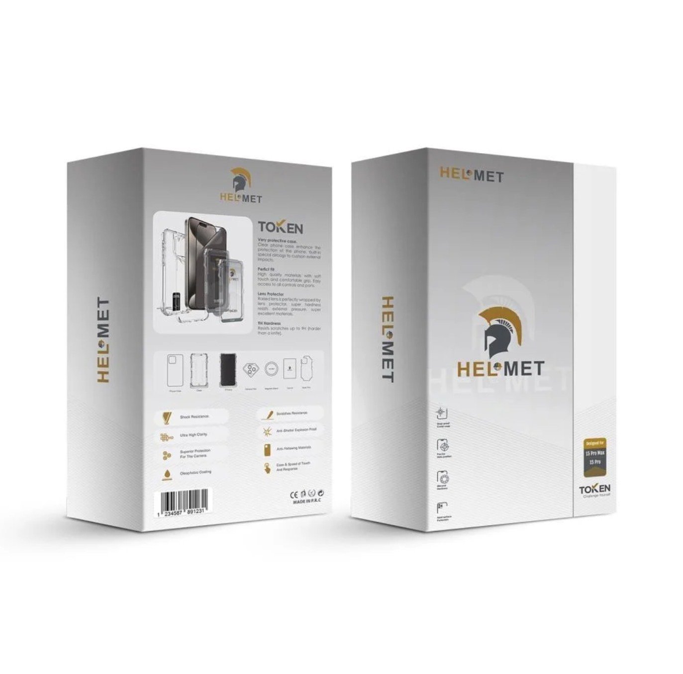 بكج حماية هلمت توكن - بضمان تعويض بحالة الكسر