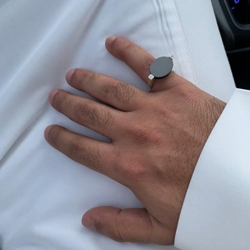 خاتم ملكي فضة خالص