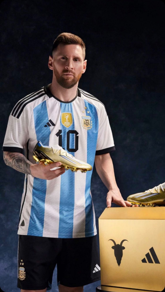 Messi's shoes Adidas