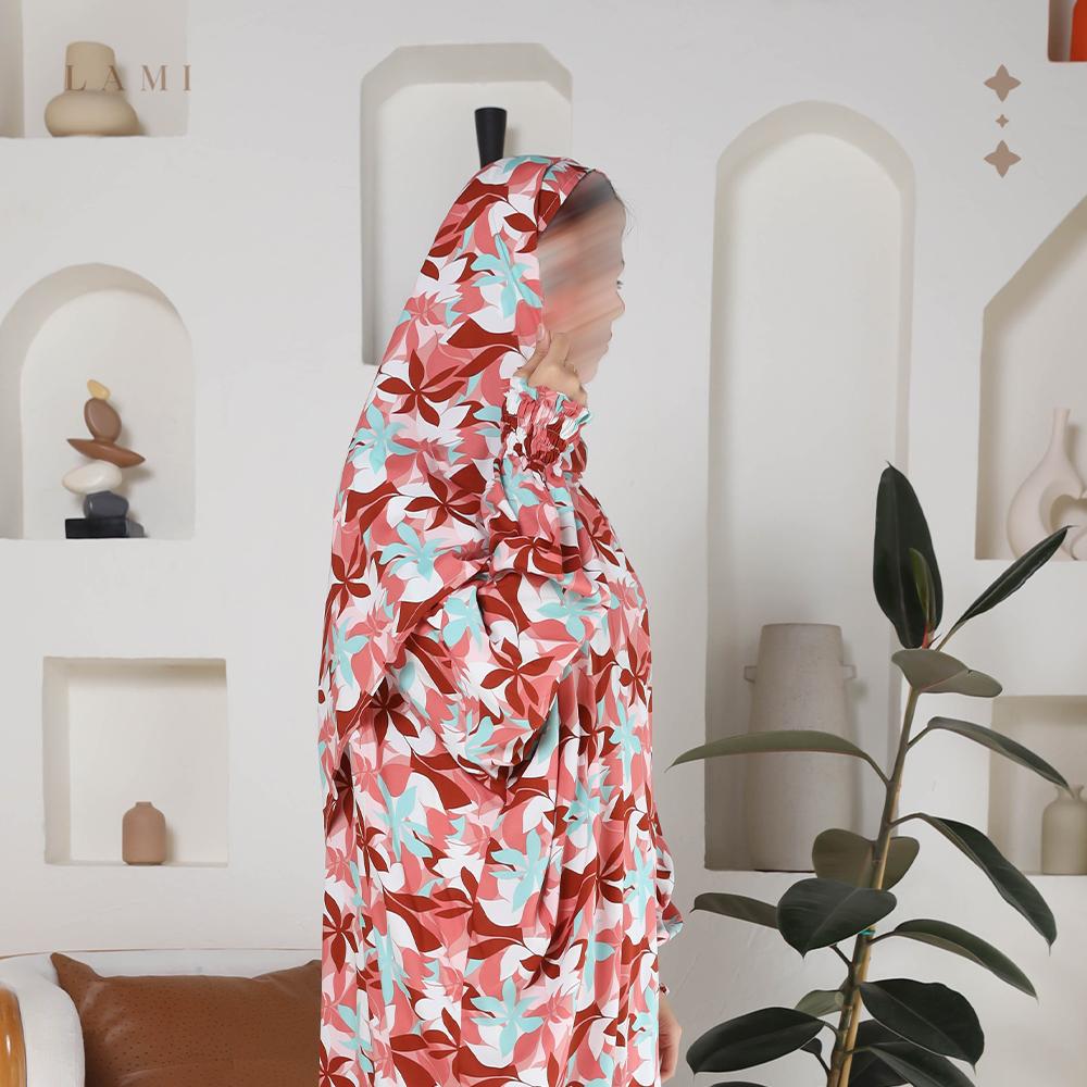 شرشف  صلاة مشجر احمر