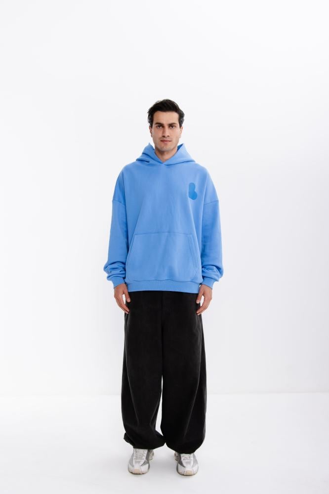 あおばくん着用 WORMHOLE HOODIED KNIT BLUE あおばくん着用 WORMHOLE HOODIED KNIT BLUE