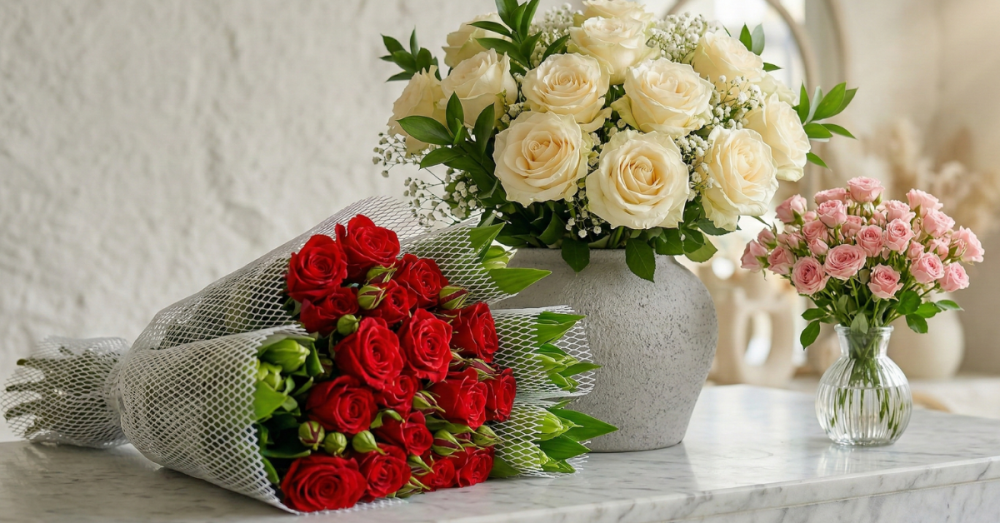 أنواع الورد في الرياض