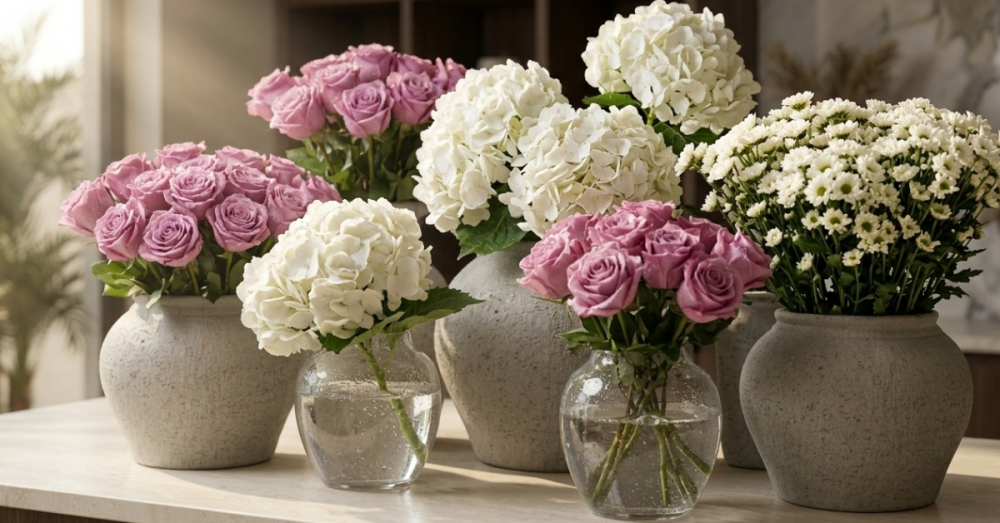 العناية بالورد الطبيعي في الرياض