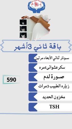 باقة متابعة الحمل من الشهر الرابع إلى الشهر السادس