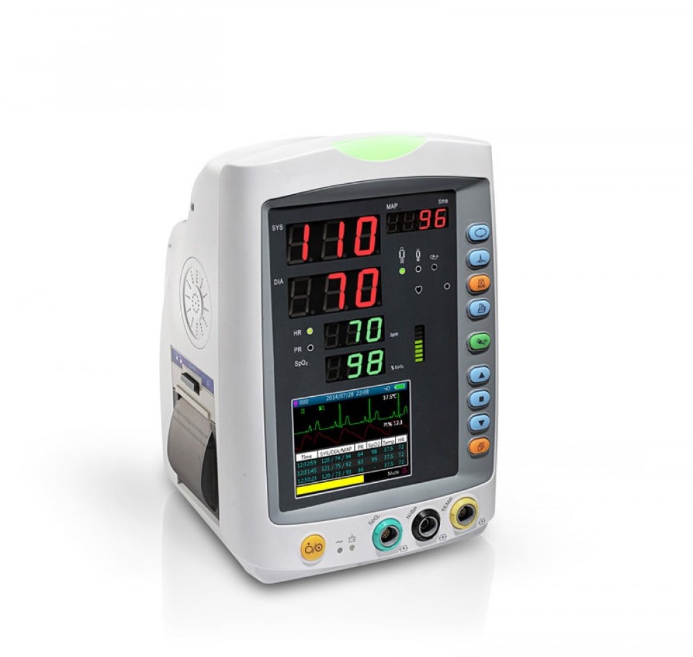 Vital Sign Monitor to measure blood oxygen, heart rate, pressure and  temperature - acnoria care