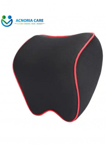 A comfortable, soft, open-center seat cushion made of memory foam for  orthopedic and pain relief and for hemorrhoid pain, used in the car,  office, and wheelchair - from Acnorea Care - acnoria