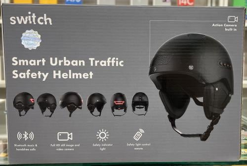 switch smart urban traffic safety helmet + 2 Micro...