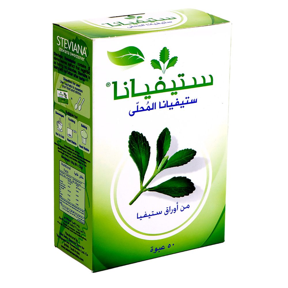 ستيفيانا محلي طبيعي 50 عبوة 125 جرام
