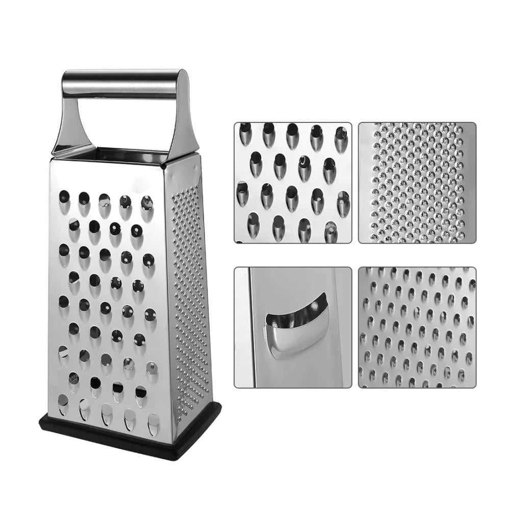 مبشرة خضار استيل 4 جهات بمسكة يد