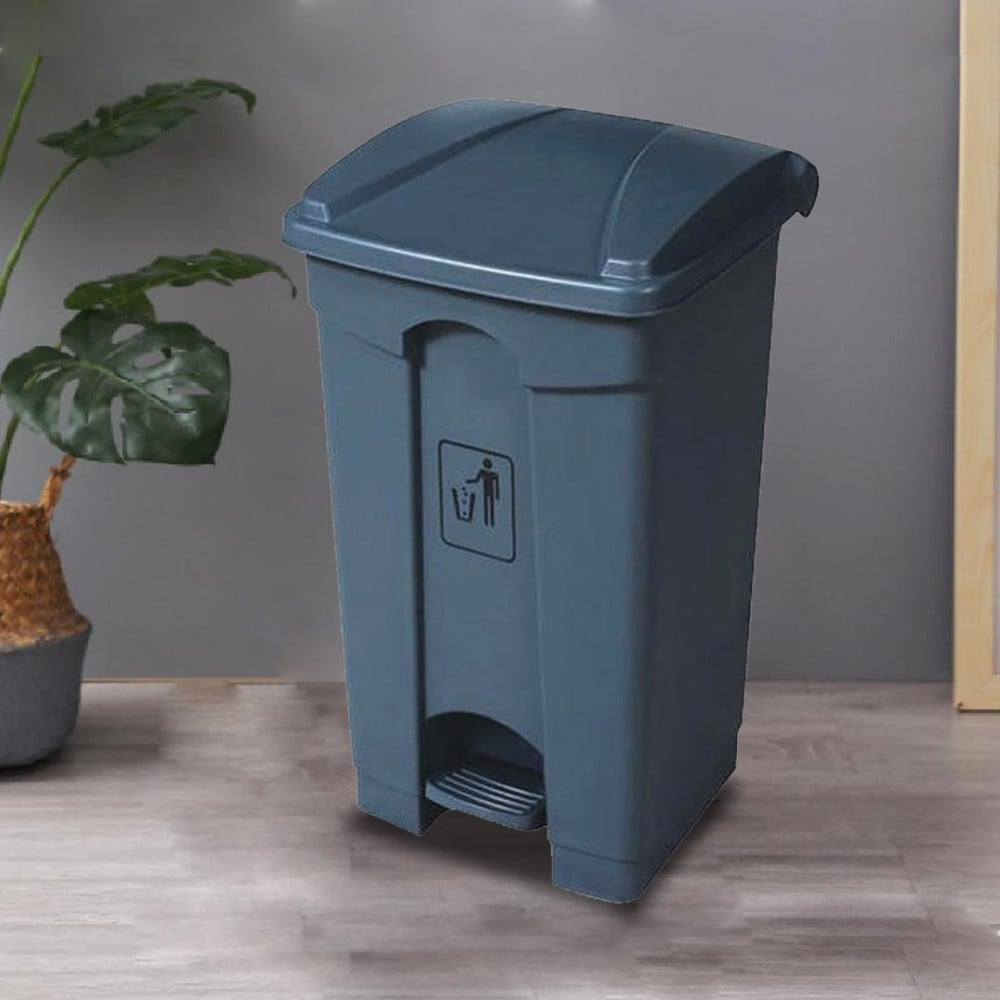 Foot pedal trash can sales