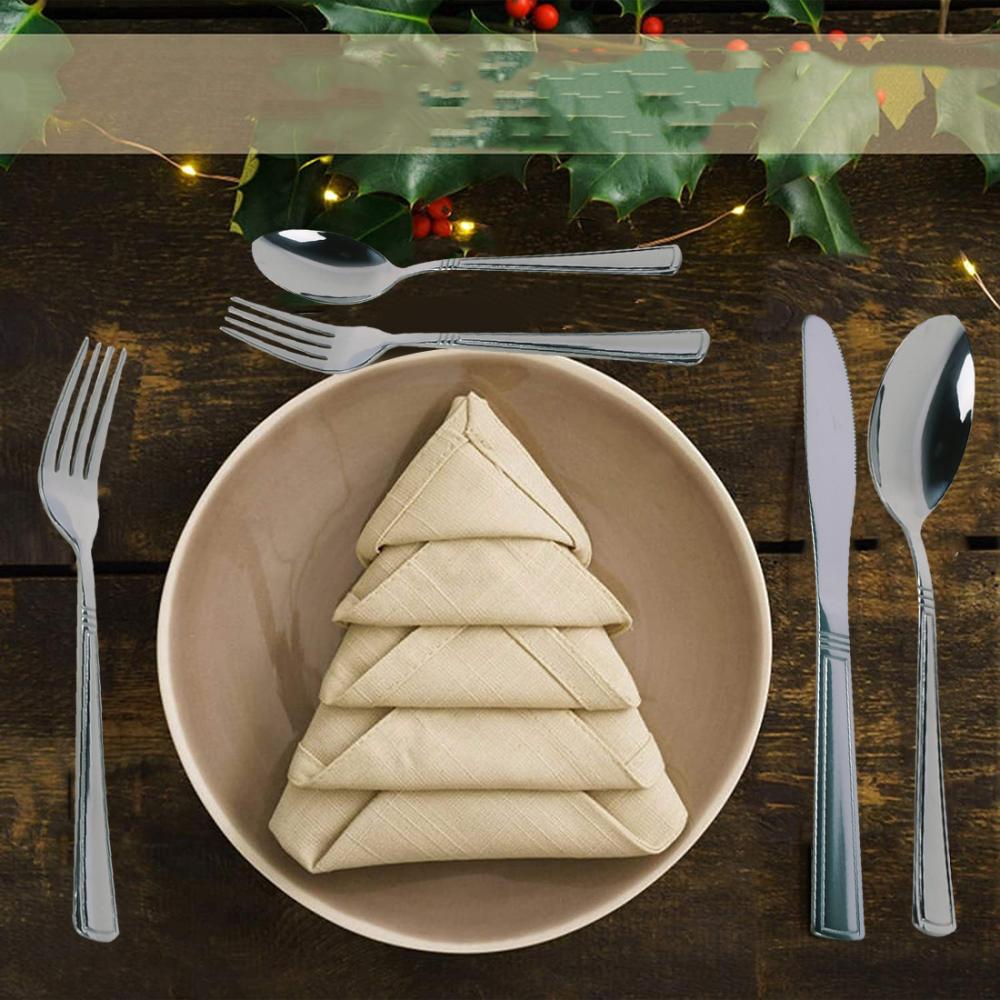 ملاعق حلا استيل فضي 6ح