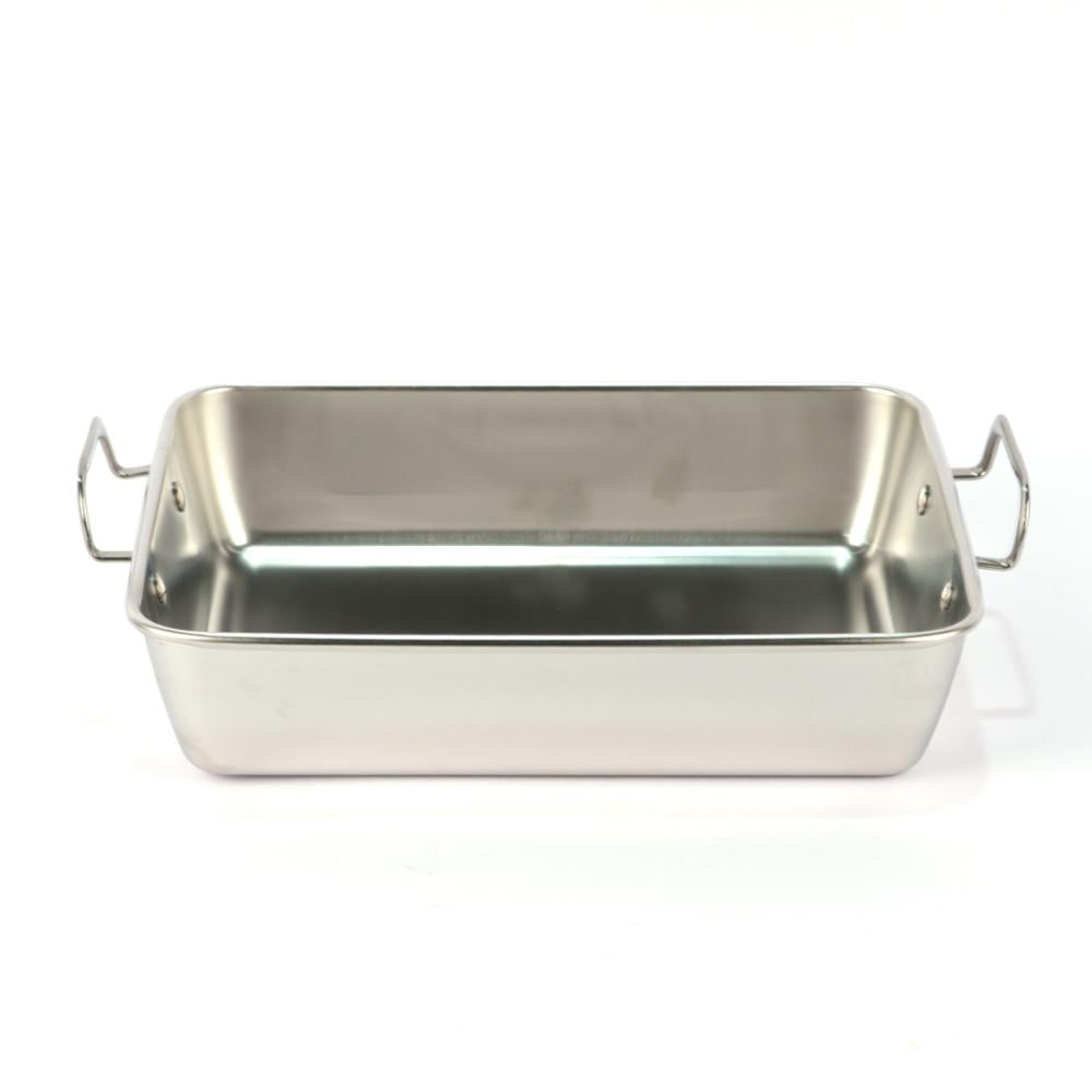 صواني فرن استيل بمسكة يدين  25CM