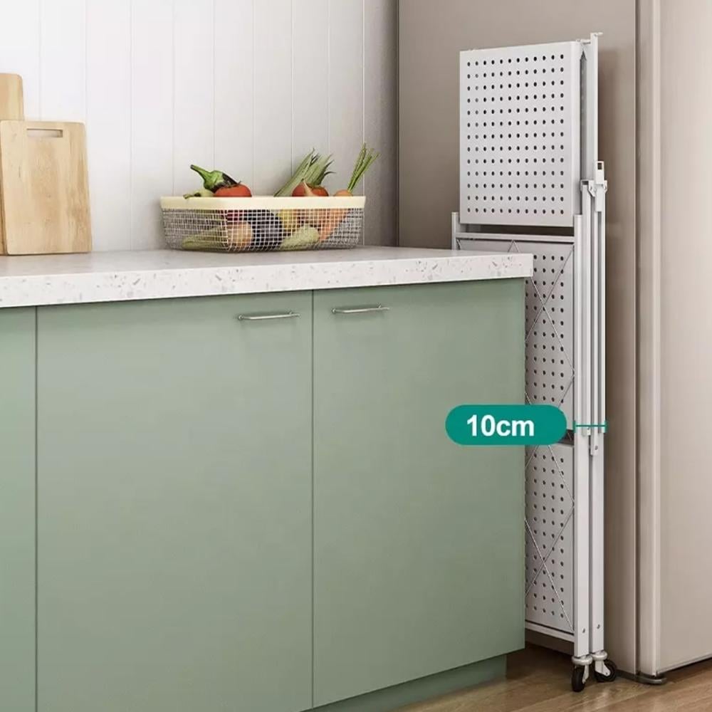 ارفف حديد شبك ابيض4 دور بكفرات