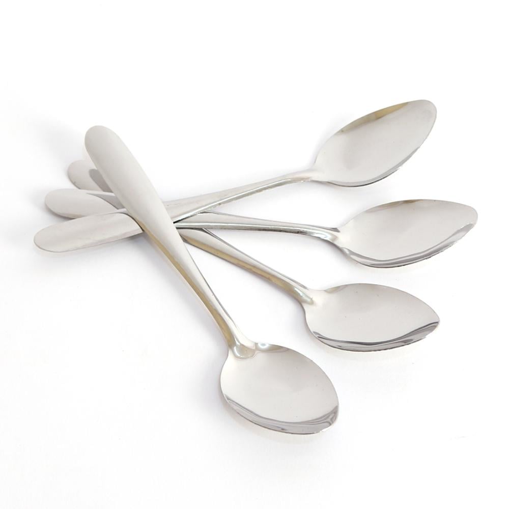 ملاعق طعام استيل فضي 6ح