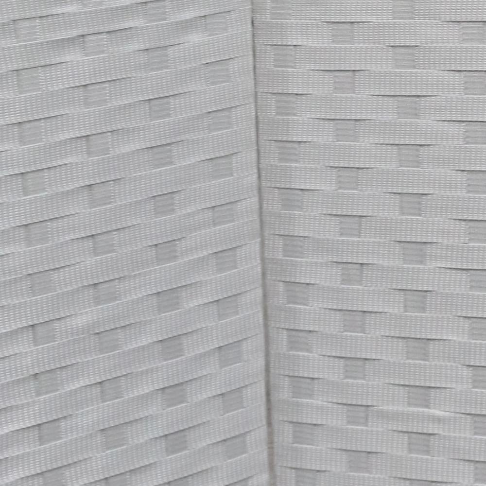 4-Panel Grey Fabric Room Divider