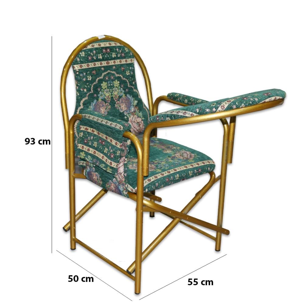 كرسي صلاة قماش اخضر