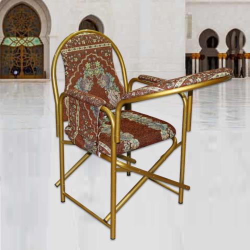 Brown Fabric Prayer Chair Jawhara Online - Main Image
