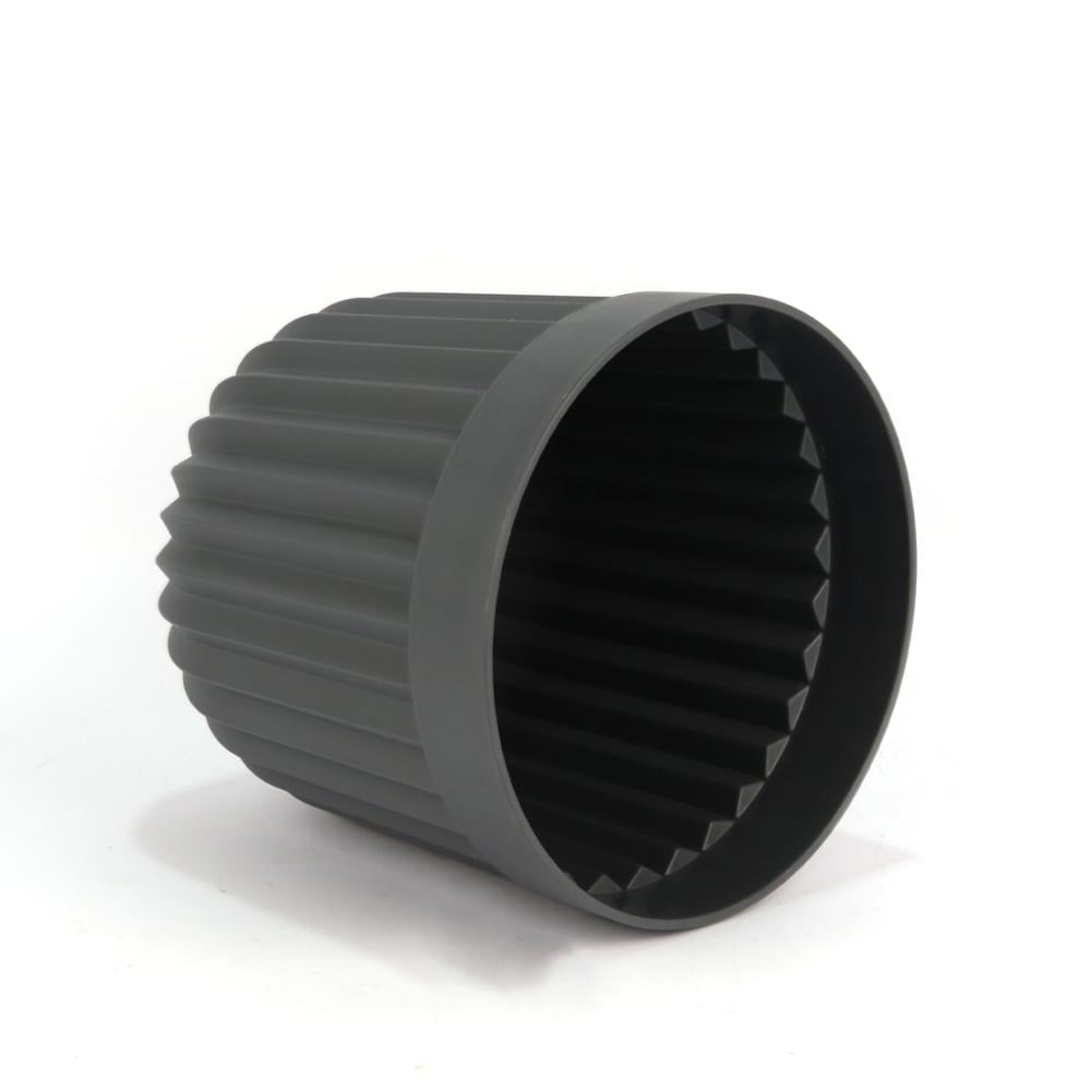 مركن زرع بلاستيك رصاصي 35*35 سم