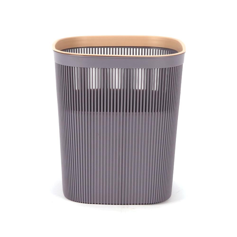 Perforated Plastic Trash Bin