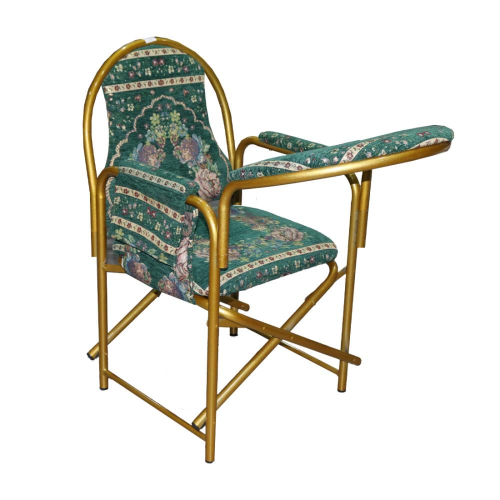 كرسي صلاة قماش اخضر