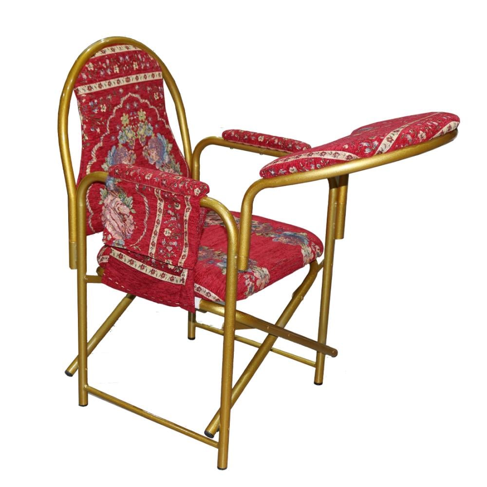 كرسي صلاة قماش احمر