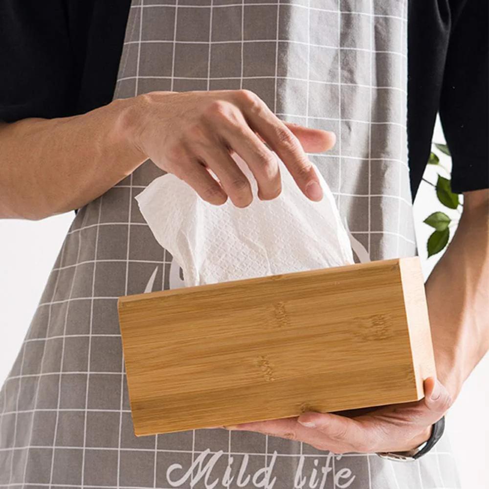 علب مناديل خشب مستطيل 23*11.5*9 سم