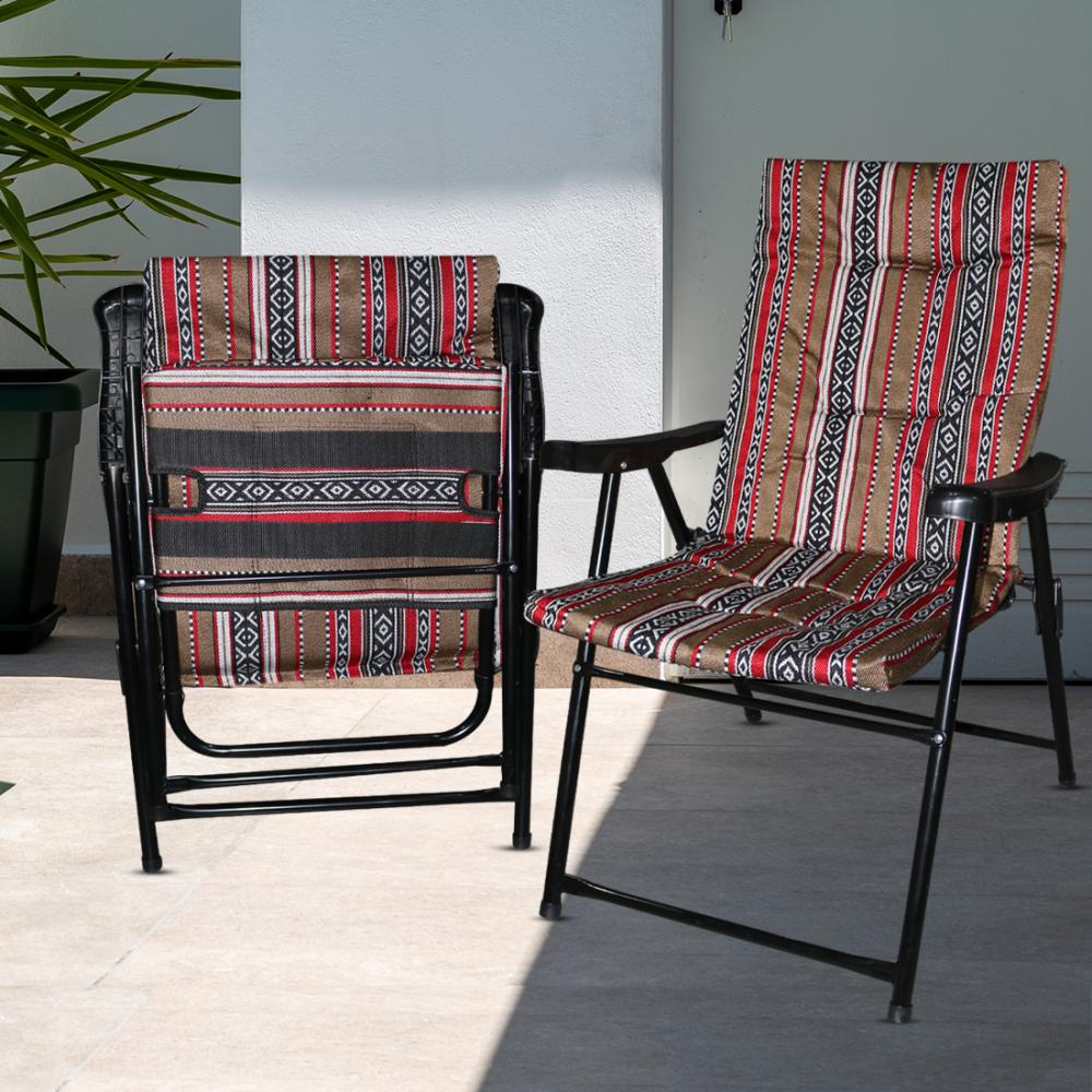 كرسي رحلات قماش رجول حديد قابل للطي