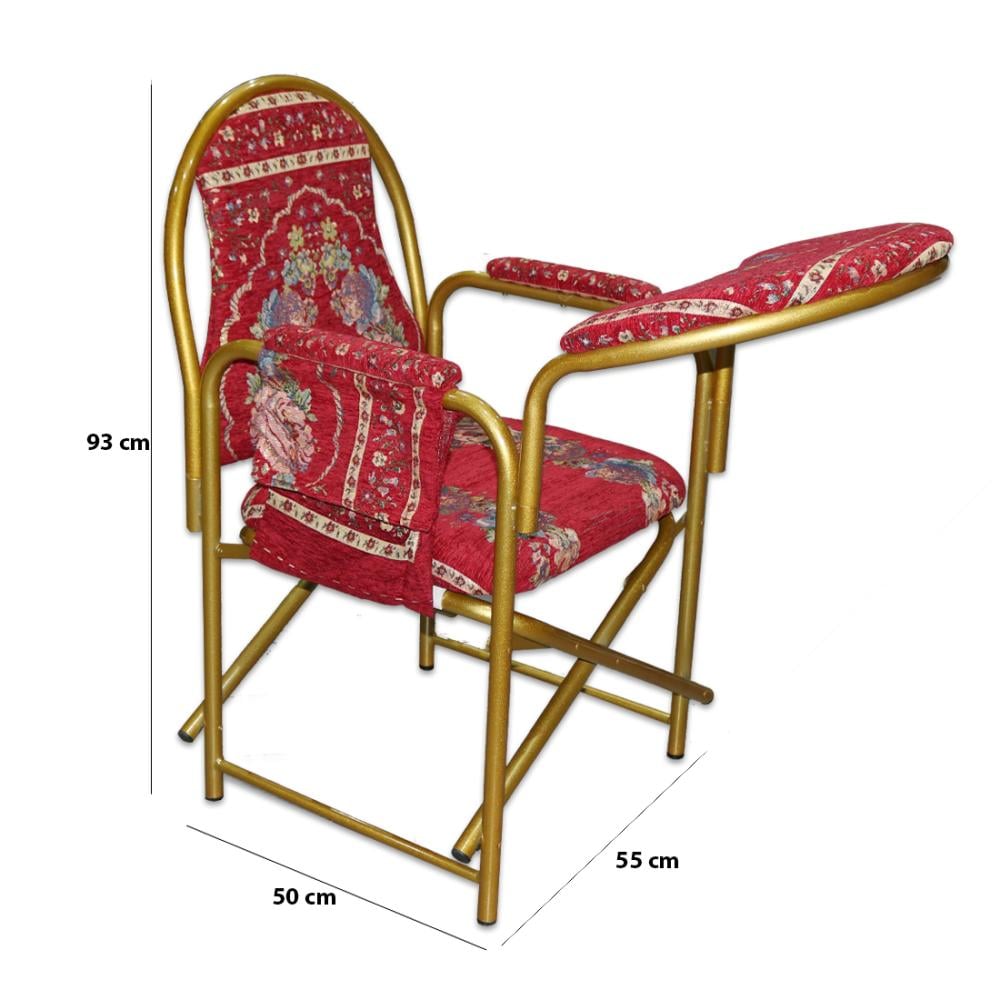 كرسي صلاة قماش احمر