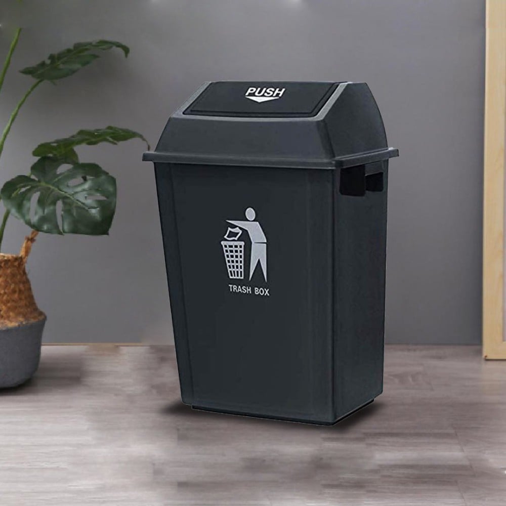 Recycling Bin Ultra-thin Kitchen Trash Can, 40L,Gray Color 100343