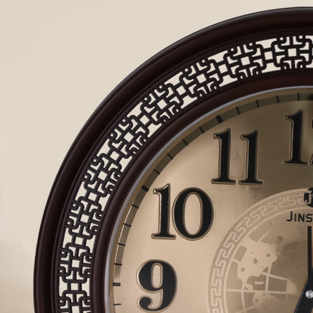 ساعة حائط دائرية بلاستيك، تعمل بالبطارية  SL102903