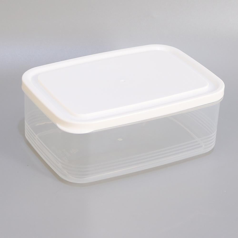 علب بلاستيك مستطيل 5ح بغطاء