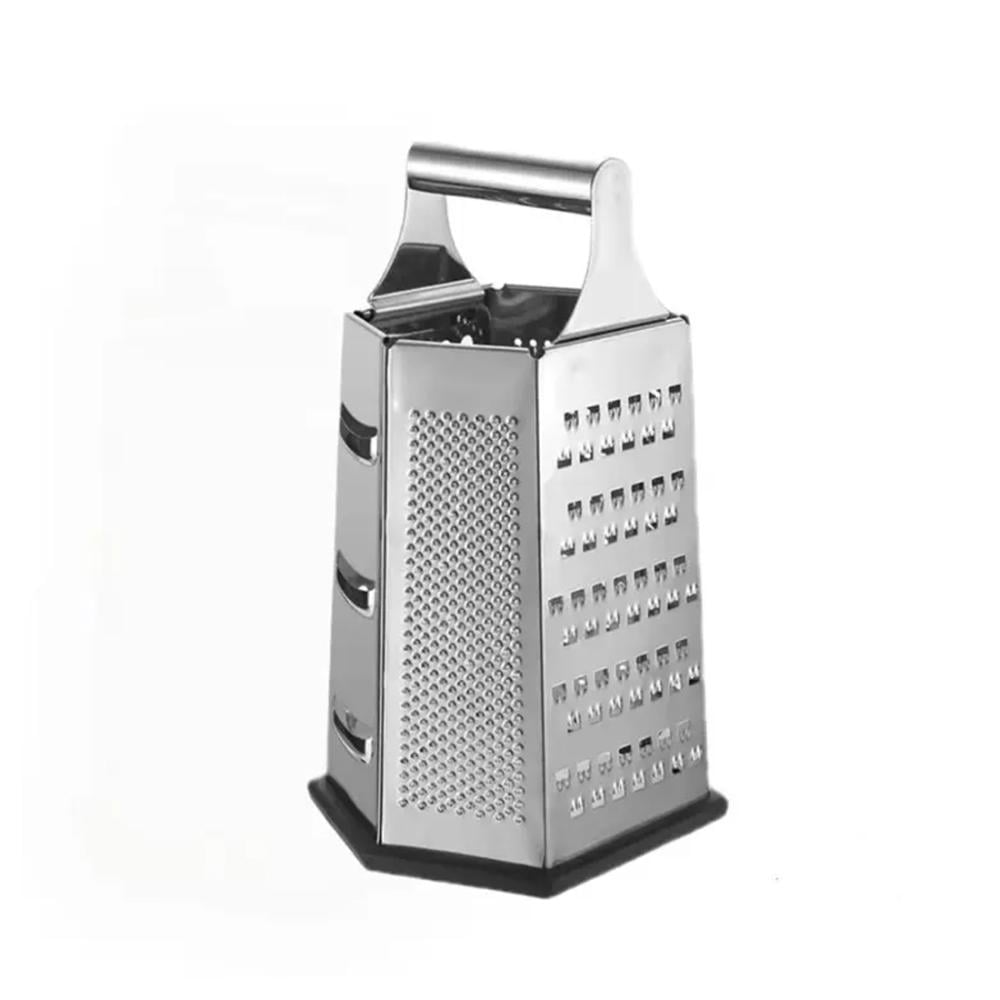 مبشرة خضار استيل 5 جهات بمسكة يد