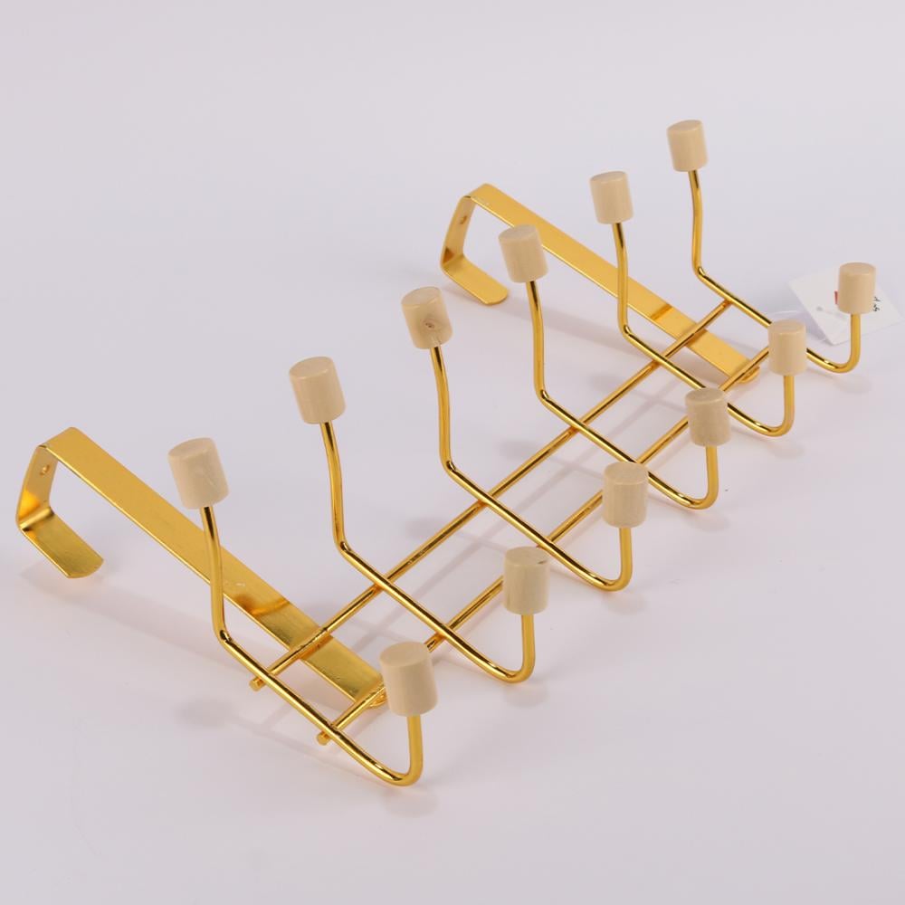 علاق ملابس باب استيل ذهبي 12 شنكل