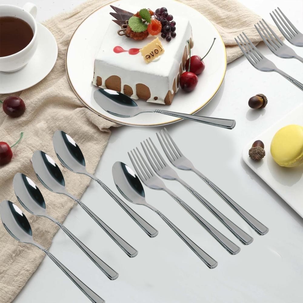 ملاعق حلا استيل فضي 6ح