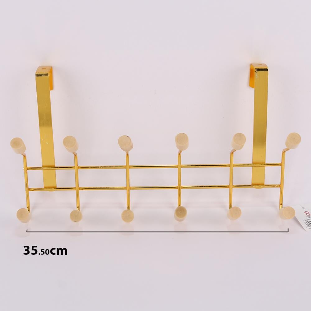 علاق ملابس باب استيل ذهبي 12 شنكل