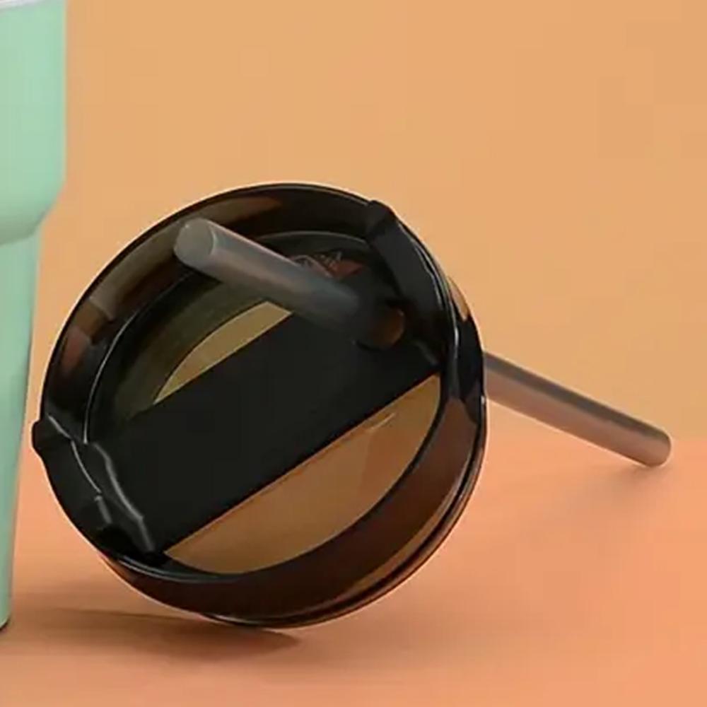 كوب حافظ حرارة استيل اخضر 900 مل مع مصاص